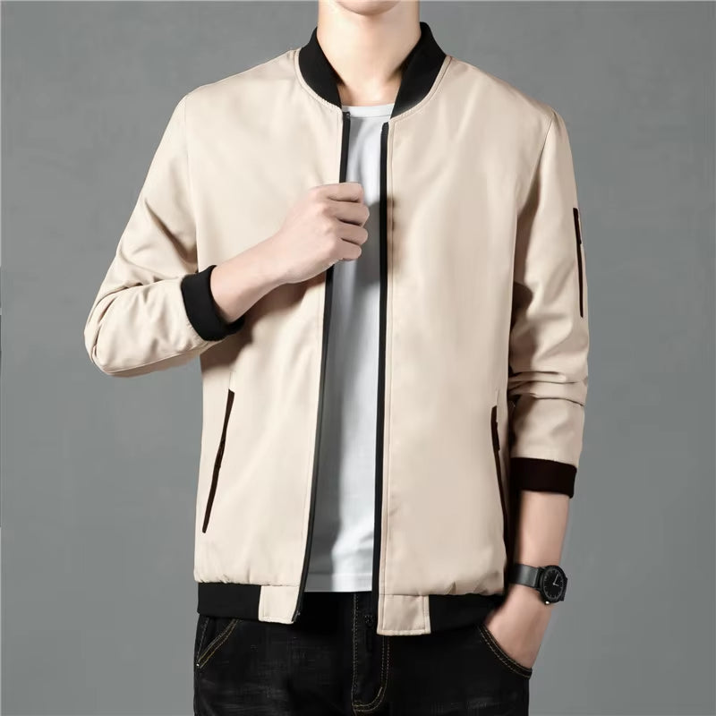 Newest Solid Autumn Mens Jackets Male Casual Zipper Summer Jacket Men Spring Casual Outwear Men Thin Jacket Man Winter