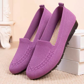 Casual Women'S Shoes Summer Mesh Breathable Flat Ladies Comfort Light Sneaker Socks Women Slip on Loafers Zapatillas Muje