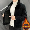 2024 New Hot Selling Autumn and Winter Popular Men'S Imitation Lambing Wool Jacket with Thick Wool Collar for Men'S Winter Jacke