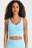 Millennia Deep V-Neck Crop Sports Bra