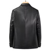 YN-2330 Natural Sheep Leather Casual Suit Men'S Jacket Slim Spring and Autumn Thin Section Black Brown