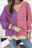 Colorblock Drop Shoulder Oversize Sweatshirt