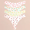 4Pcs Ultra Soft Underwear for Women Sexy Graphic Print Seamless Thongs Female Stretch Leopard G Strings Comfort Lingerie