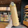 550/750ML Water Bottle with Straw Tyeso Vacuum Insulated Flask Thermal Cup Tumbler 304 Stainless Steel Coffee Thermos