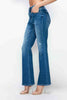 bytos Full Size High Rise Bootcut Jeans with Pockets