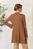 Culture Code Full Size Open Front Long Sleeve Cardigan