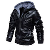 Hooded Zipper Motorcycle Leather Jacket Men Brand Military PU Leather Jackets Autumn Coat plus Size S-5XL Dropshipping 2024