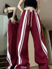 Vintage Y2K Hip Hop Baggy Cargo Pants Women Drawstring Elastic Low Waist Parachute Pants Sweatpants Loose Hippie Pants Trousers