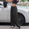 Y2K Baggy Cargo Pants for Women Drawstring Elastic Low Waist Parachute Pants Sweatpants Loose Hippie Pants Trousers