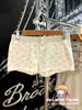 Casual Women Soft Cotton Front Buttons Shorts 2023 Summer Vintage Low Waist Female Chic Bottoms