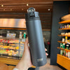 550/750ML Water Bottle with Straw Tyeso Vacuum Insulated Flask Thermal Cup Tumbler 304 Stainless Steel Coffee Thermos