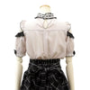 Gothic Lolita Blouses Women Sweet Bow off Shoulder JK Shirt Japanese Girls Elegant Love Heart Lace Ruffles Blusas Mujer Tops