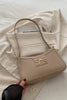 Bow Trim PU Leather Shoulder Bag