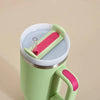 A 40Oz Handle Cup Second Generation New Stainless Steel Thermal Insulation Cooling Double Vacuum Car Cup Handle Cup Household