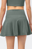 High Waist Wide Waistband Active Skirt