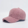 Autumn Winter Baseball Cap Women Artificial Lamb Wool Hats Keep Warm Cap Plush Baseball Caps Spring Baseball Cap Solid Sunshade