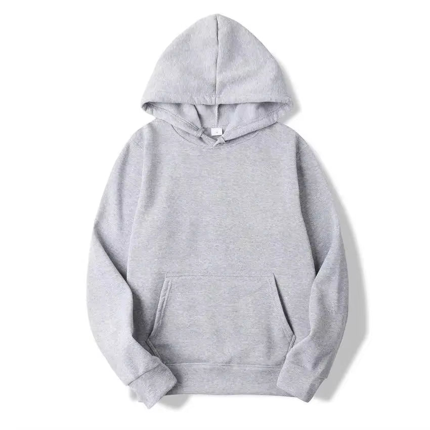 Plain Fleece Men Hoodies Sweatshirts Fashion Hooded Sweatshirt Unisex White Black Hoodies for Men Polerones Hombre Felpa Uomo