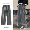 Autumn Korean Fashion Drawstring Y2K Jeans Homme Classic Baggy Straight Wide Leg Pants 2025 New Hip Hop Streetwear Casual Jean