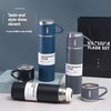 500ML 304 Stainless Steel Vacuum Thermos Gift Set Office Business Style Cup Thermos Portable Flask Thermos Flask