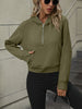 Mandy Zip-Up Raglan Sleeve Hoodie with Pocket