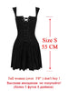 Lace up One Piece Dresses for Women 2023 Vintage Embroidery a Line Pleated Dress Mini Xmas Birthday Party Dress Sexy